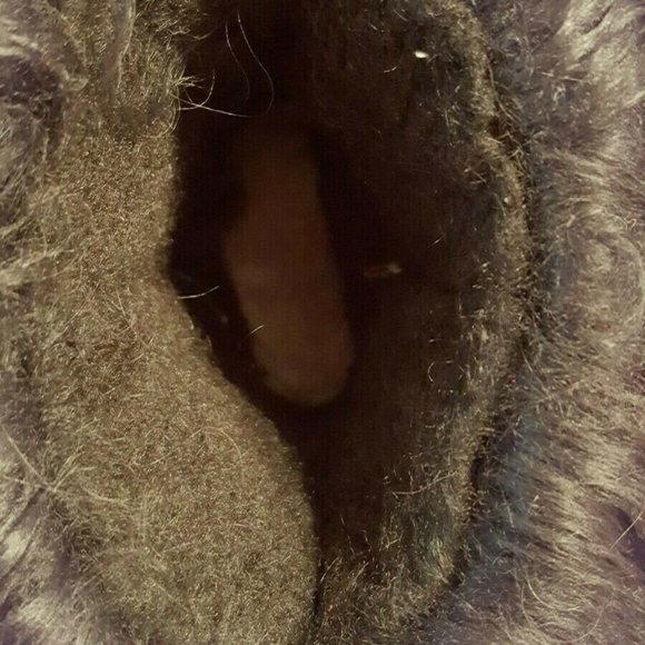 NN Bearpaw Girls Sz 12 Fur Fringe UGG Style Boots - Picture 6 of 10